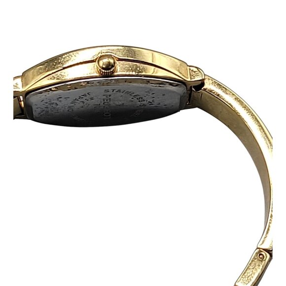 Peugeot Ladies Watch Quartz 21mm MOP Swarovski Crystal Dial 5.5" Gold Tone 7005 - Picture 6 of 12